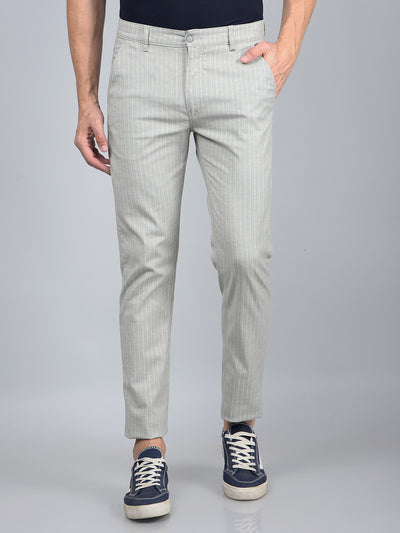 Green Printed Trousers-Men Trousers-Crimsoune Club