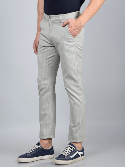 Green Printed Trousers-Men Trousers-Crimsoune Club