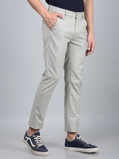 Green Printed Trousers-Men Trousers-Crimsoune Club