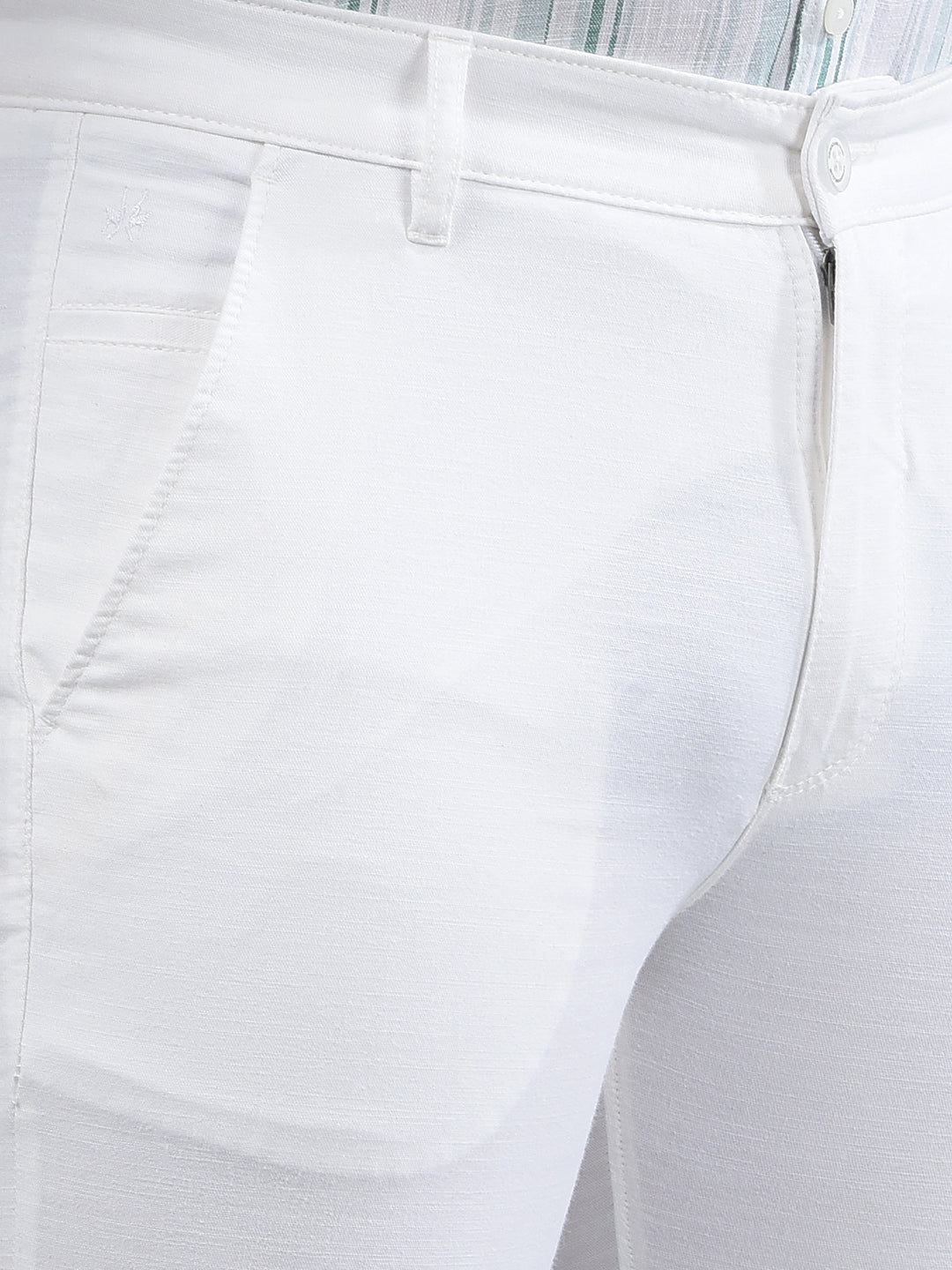 White Trousers-Men Trousers-Crimsoune Club