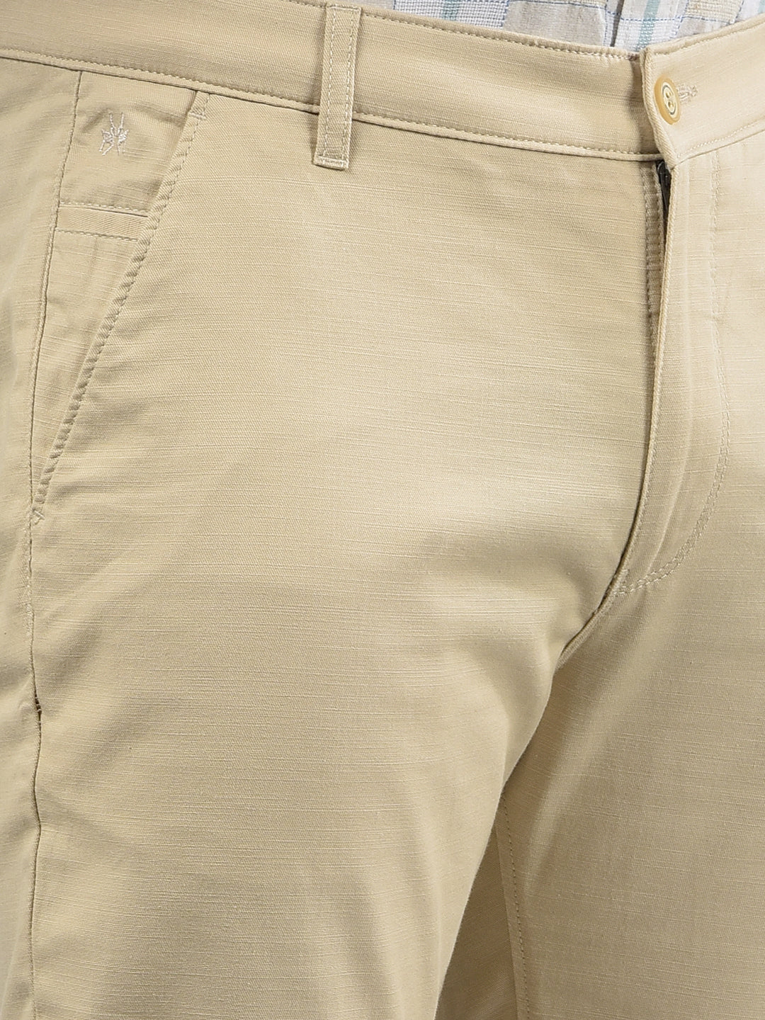 Beige Trousers-Men Trousers-Crimsoune Club