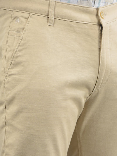 Beige Trousers-Men Trousers-Crimsoune Club