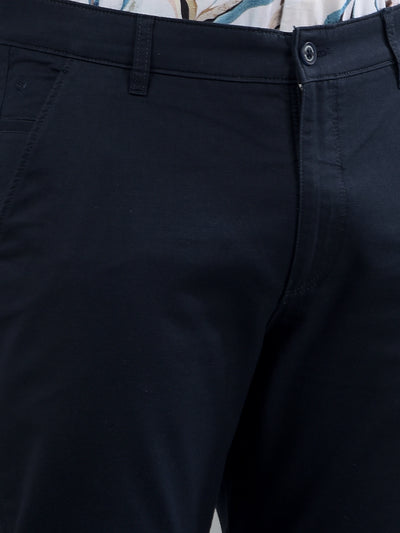 Navy Blue Trousers-Men Trousers-Crimsoune Club