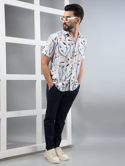 Navy Blue Trousers-Men Trousers-Crimsoune Club