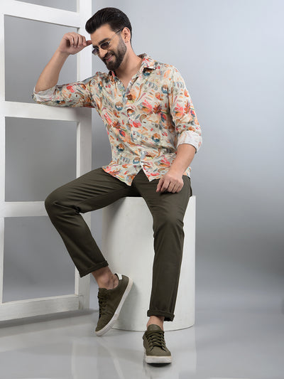 Olive Trousers-Men Trousers-Crimsoune Club