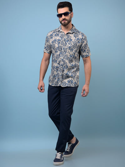Men's Navy Blue Trousers-Men Trousers-Crimsoune Club