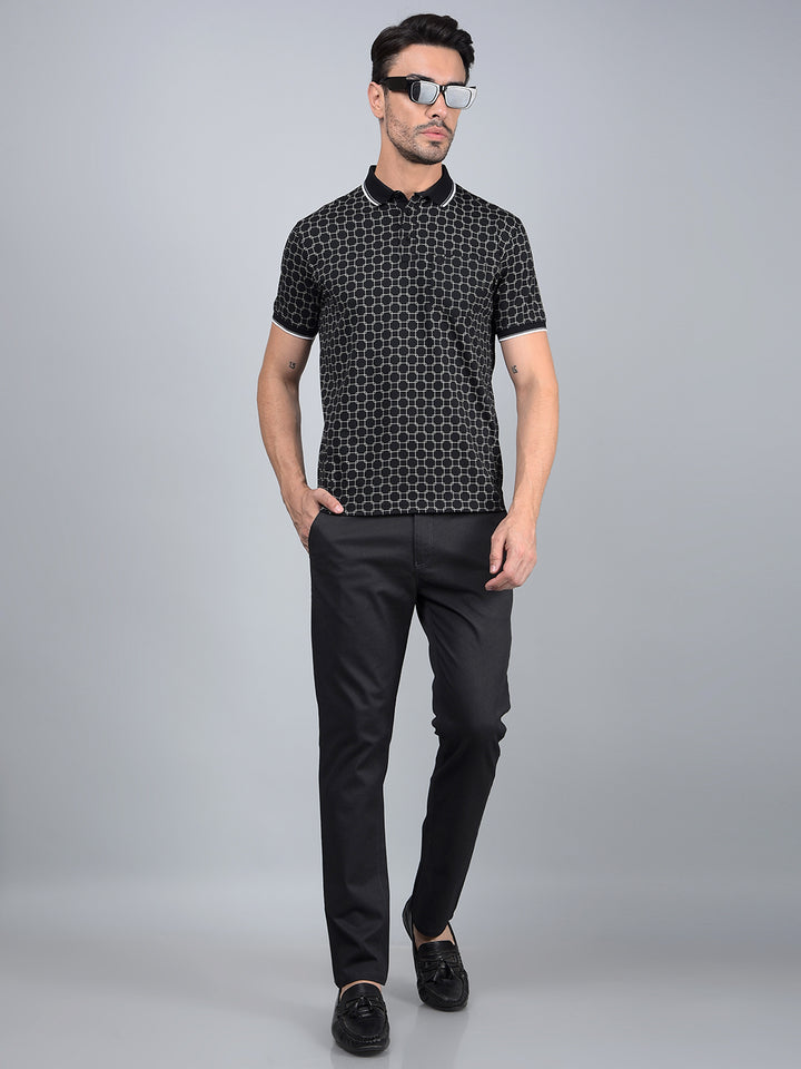 Black Trousers-Men Trousers-Crimsoune Club