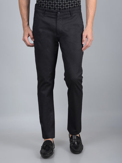 Black Trousers-Men Trousers-Crimsoune Club