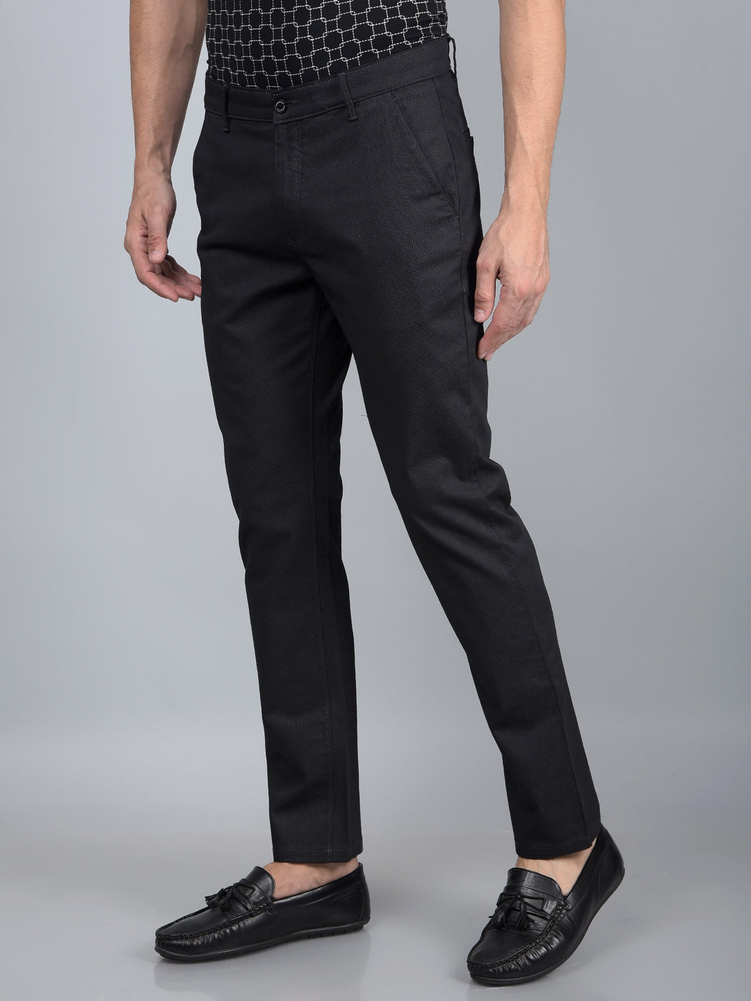 Black Trousers-Men Trousers-Crimsoune Club