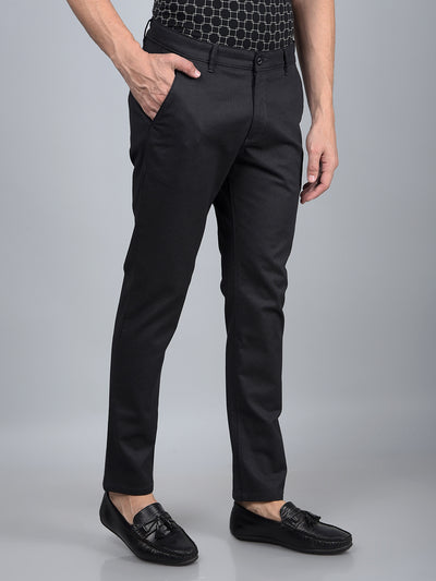 Black Trousers-Men Trousers-Crimsoune Club