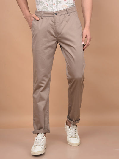 Brown Trousers-Men Trousers-Crimsoune Club