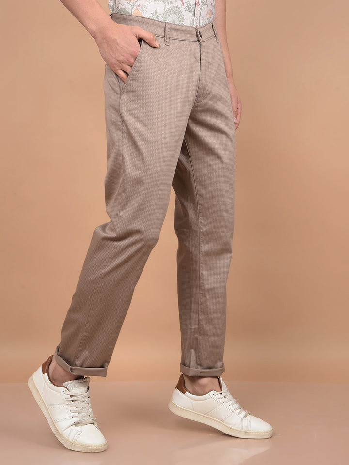 Brown Trousers-Men Trousers-Crimsoune Club