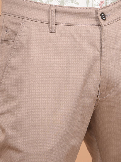 Brown Trousers-Men Trousers-Crimsoune Club