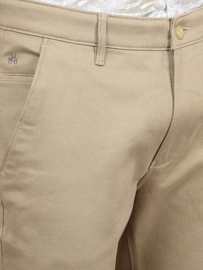 Khaki Trousers-Men Trousers-Crimsoune Club