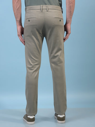 Men's Green Printed Trousers-Men Trousers-Crimsoune Club