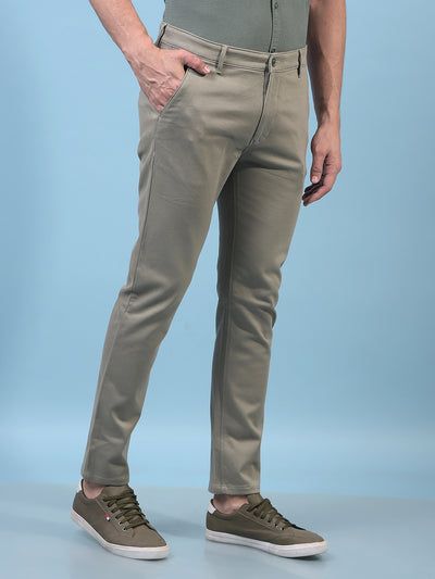 Men's Green Printed Trousers-Men Trousers-Crimsoune Club