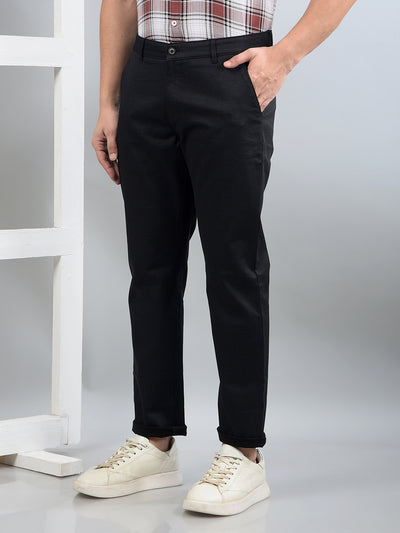 Black Trousers-Men Trousers-Crimsoune Club