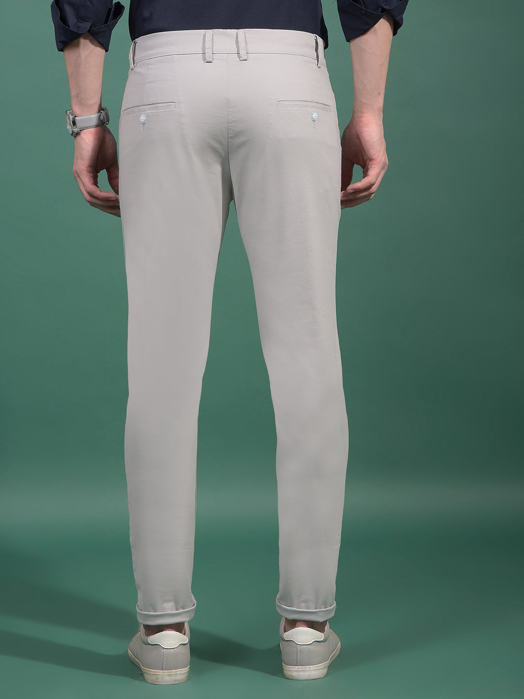 Grey Trousers-Men Trousers-Crimsoune Club
