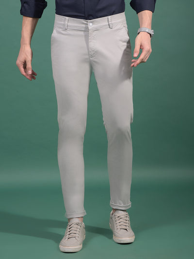 Grey Trousers-Men Trousers-Crimsoune Club