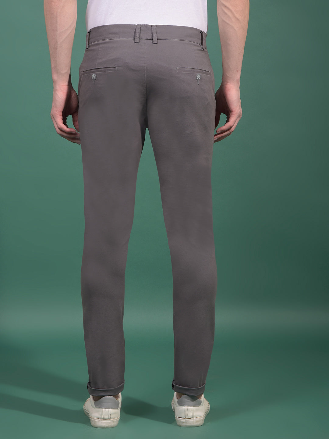 Grey Trousers-Men Trousers-Crimsoune Club