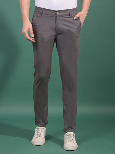 Grey Trousers-Men Trousers-Crimsoune Club