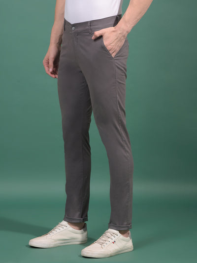 Grey Trousers-Men Trousers-Crimsoune Club