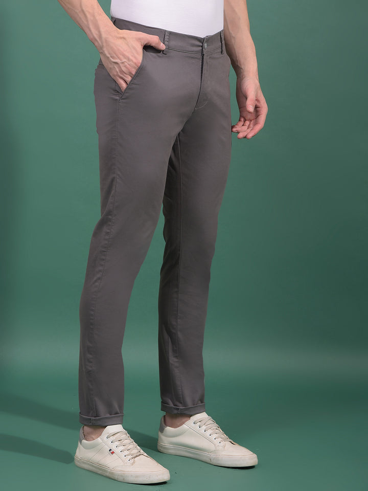 Grey Trousers-Men Trousers-Crimsoune Club