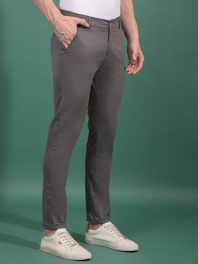 Grey Trousers-Men Trousers-Crimsoune Club