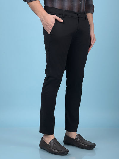 Black Trousers-Men Trousers-Crimsoune Club