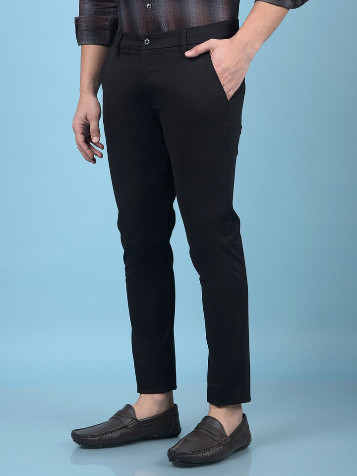 Black Trousers-Men Trousers-Crimsoune Club