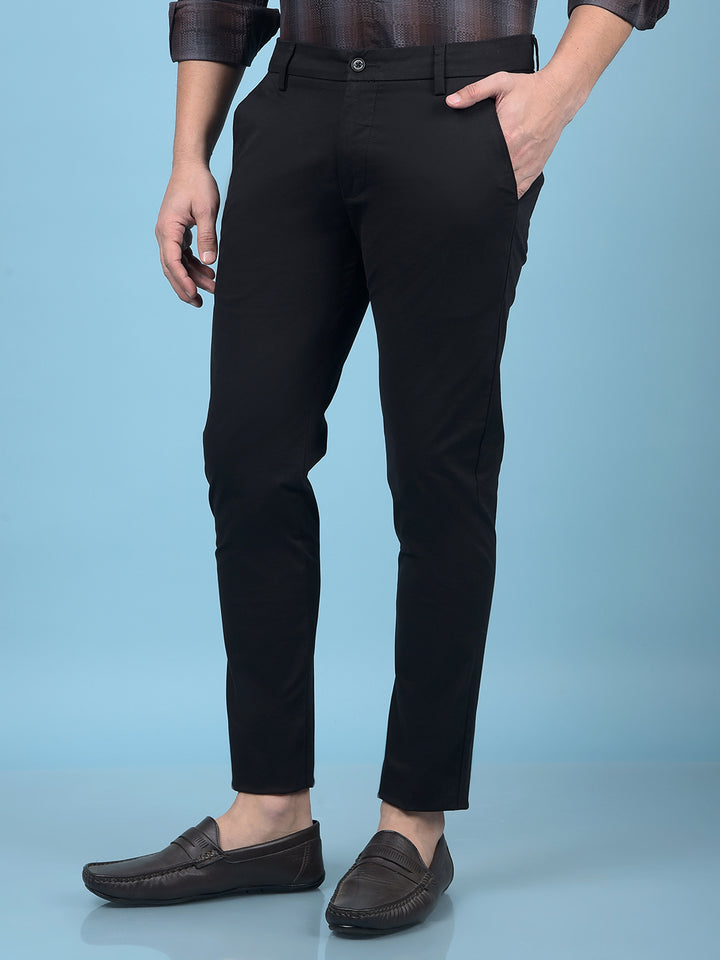 Black Trousers-Men Trousers-Crimsoune Club