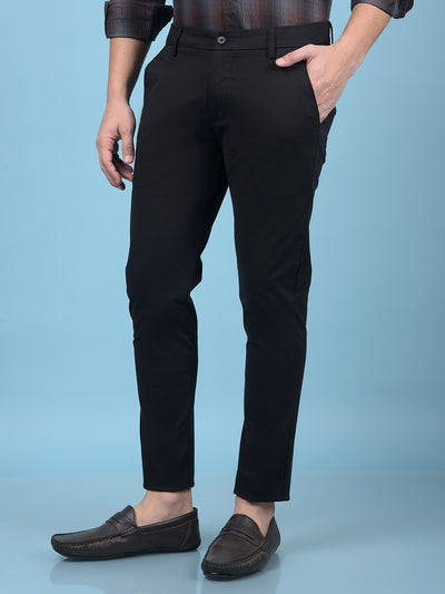 Black Trousers-Men Trousers-Crimsoune Club