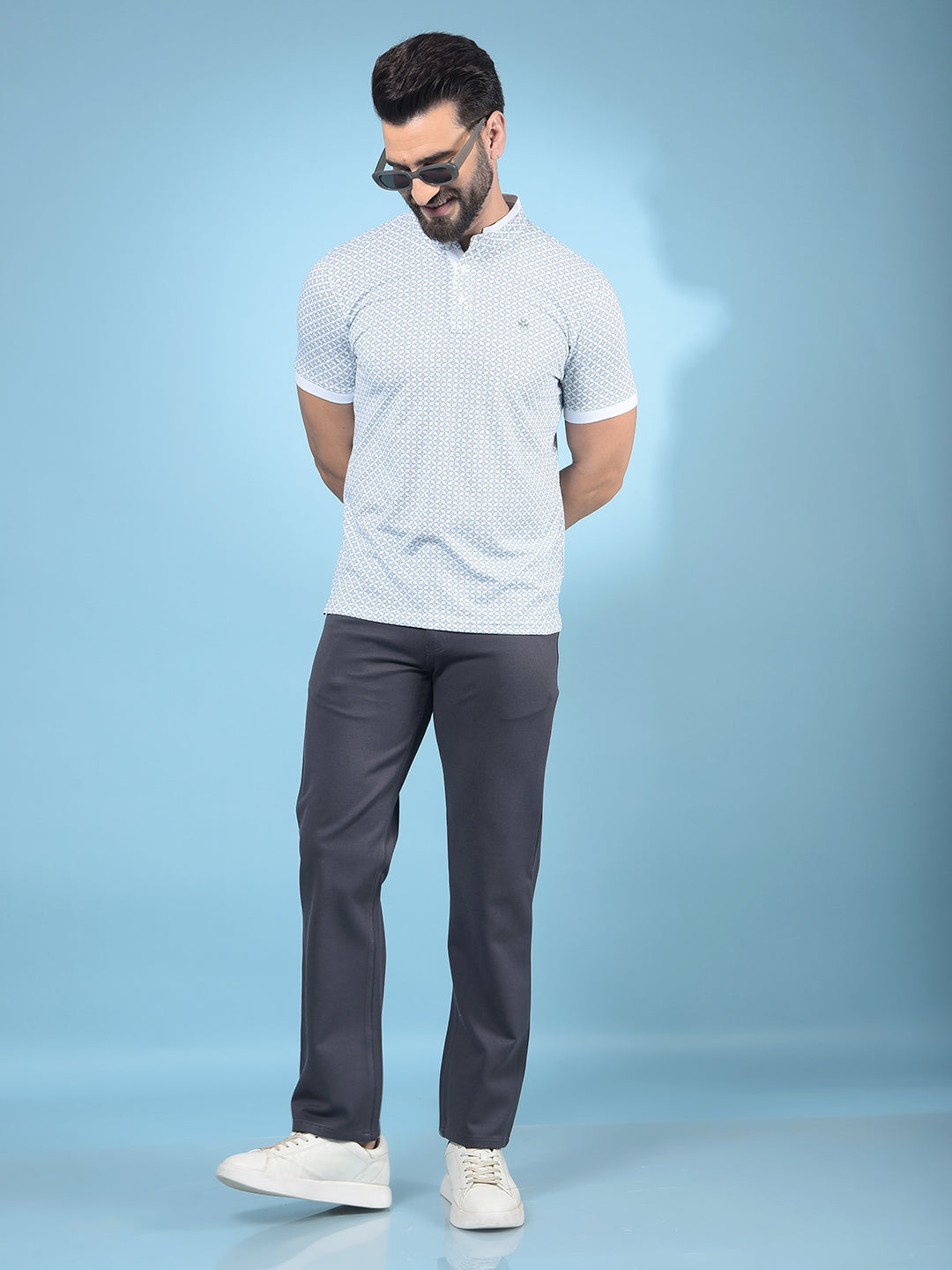 Grey Trousers-Men Trousers-Crimsoune Club