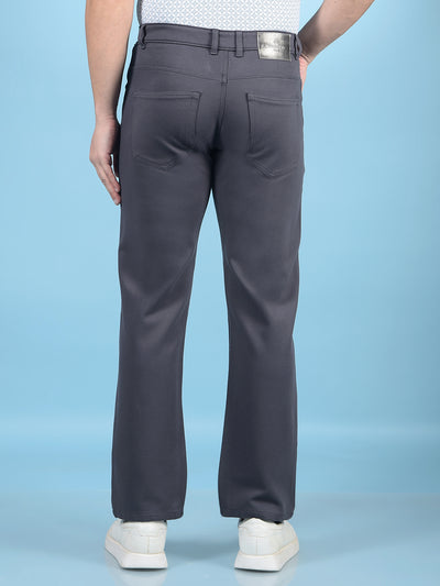 Grey Trousers-Men Trousers-Crimsoune Club