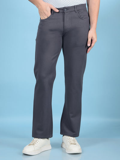 Grey Trousers-Men Trousers-Crimsoune Club