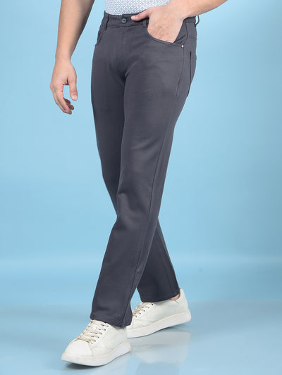 Grey Trousers-Men Trousers-Crimsoune Club