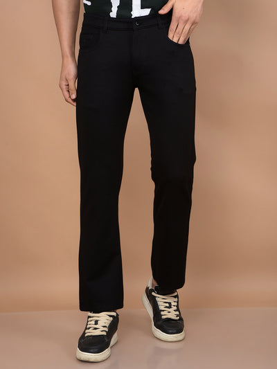 Black Trousers-Men Trousers-Crimsoune Club