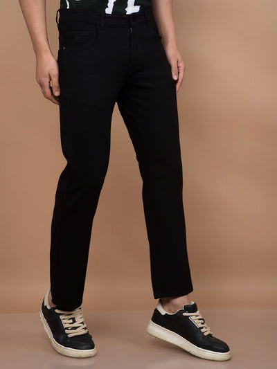Black Trousers-Men Trousers-Crimsoune Club