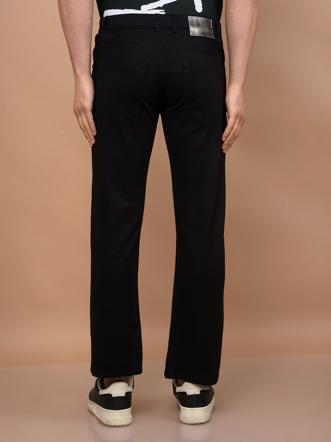 Black Trousers-Men Trousers-Crimsoune Club