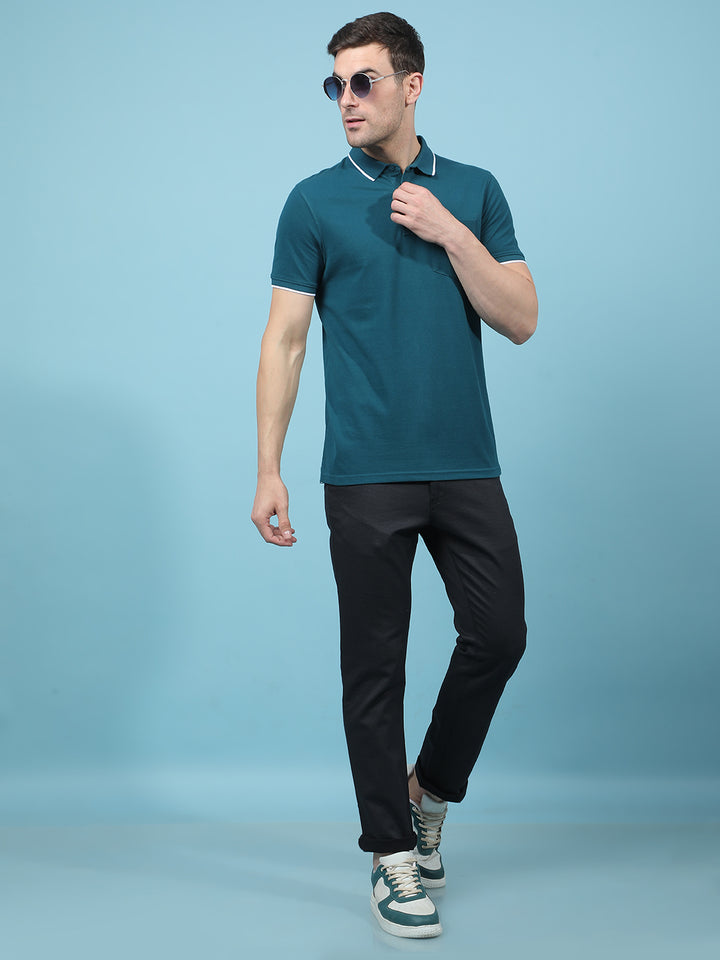 Black Printed Trousers-Men Trousers-Crimsoune Club