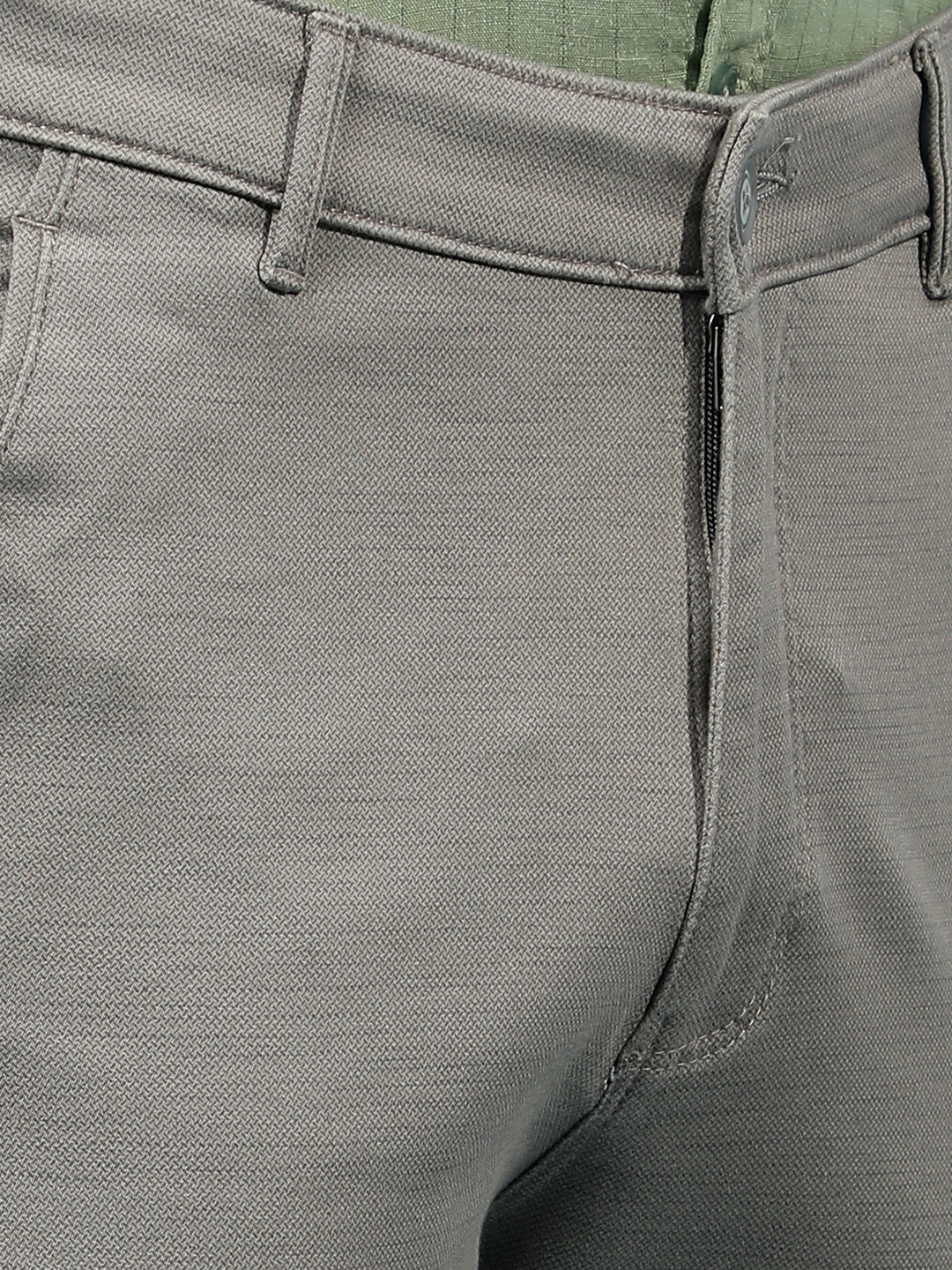 Grey Printed Trousers-Men Trousers-Crimsoune Club
