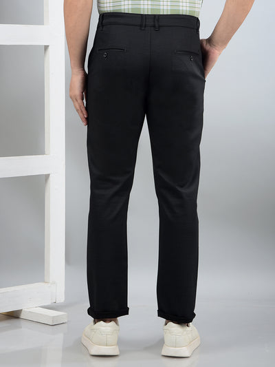 Black Trousers-Men Trousers-Crimsoune Club
