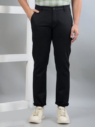 Black Trousers-Men Trousers-Crimsoune Club