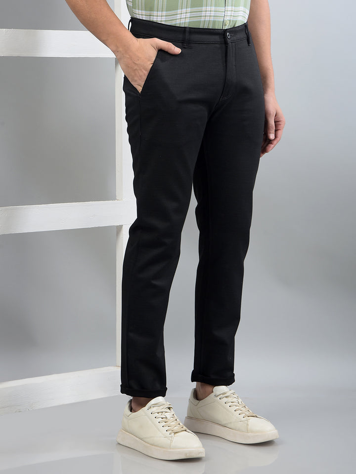 Black Trousers-Men Trousers-Crimsoune Club