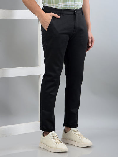 Black Trousers-Men Trousers-Crimsoune Club