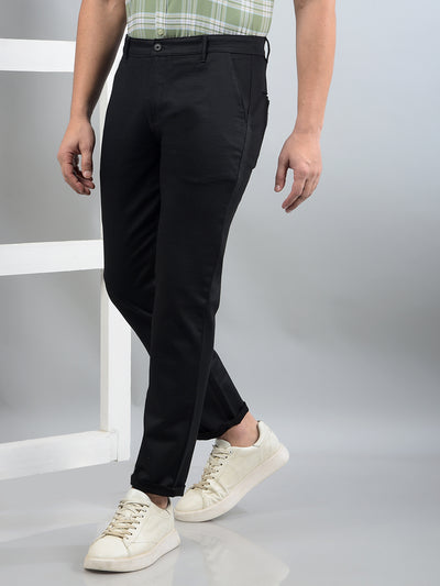 Black Trousers-Men Trousers-Crimsoune Club