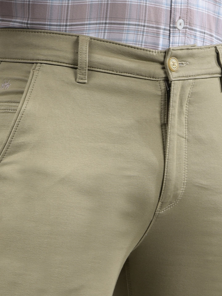Khaki Trousers-Men Trousers-Crimsoune Club