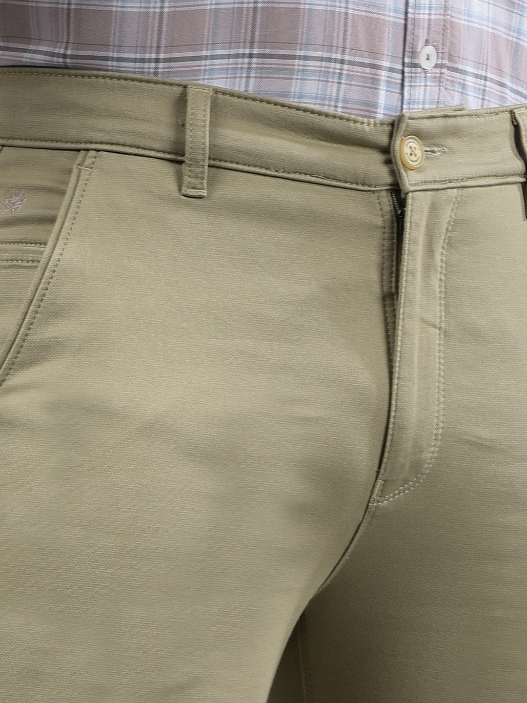 Khaki Trousers-Men Trousers-Crimsoune Club