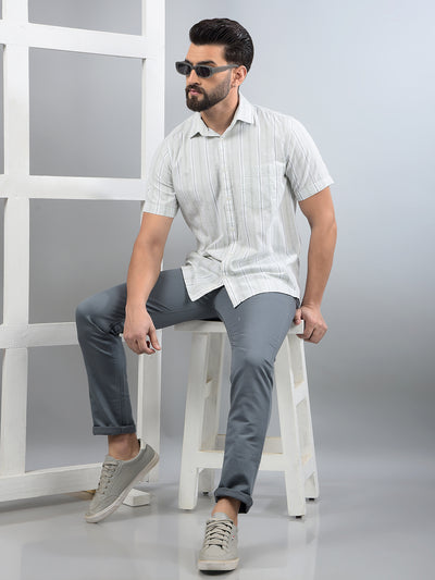 Grey Trousers-Men Trousers-Crimsoune Club