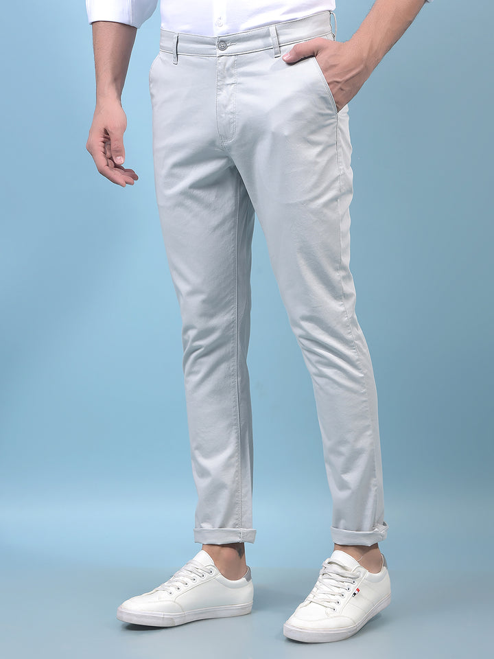 Men's Grey Trousers-Men Trousers-Crimsoune Club